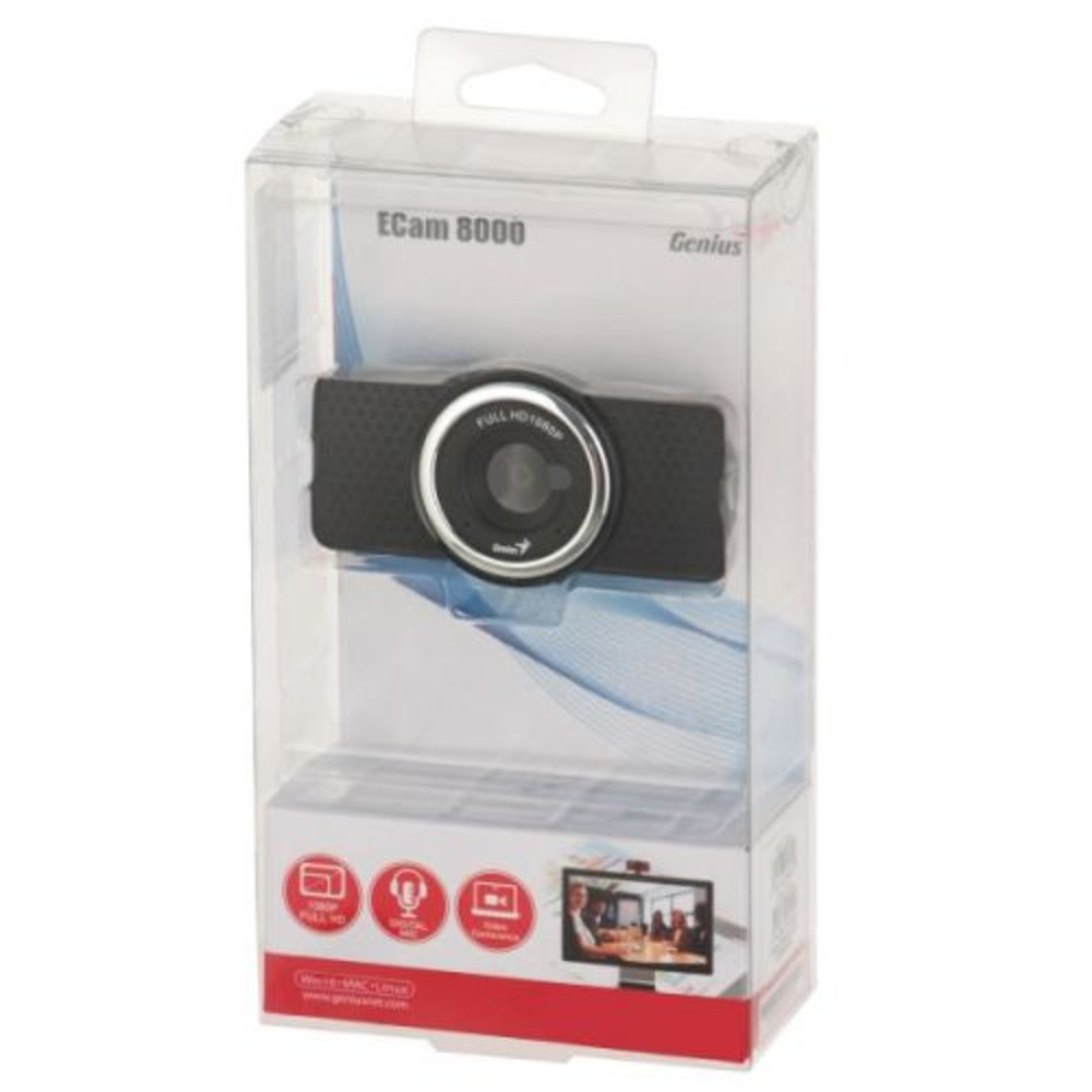 Веб камеры Genius ECam 8000 black 32200001406 - миниатюра 10