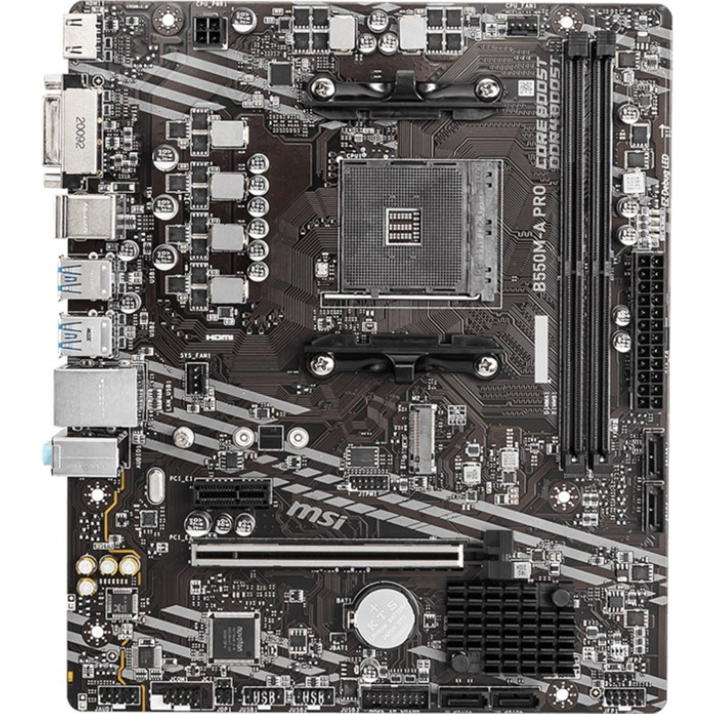 Материнская плата MSI B550M-A PRO Micro-ATX, AMD AM4 - миниатюра 6