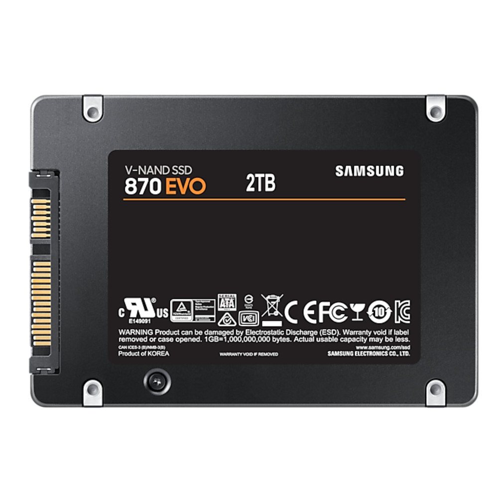 Жесткий диск Samsung SSD 870 EVO 1 ТБ SATA 2.5" MZ-77E1T0BW SSD (твердотельные), 1 ТБ, 2.5 дюйма, SATA - миниатюра 10