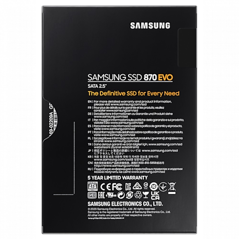 Жесткий диск Samsung 870 EVO Client SSD 250 ГБ MZ-77E250BW SSD (твердотельные), 250 ГБ, 2.5 дюйма, SATA - миниатюра 14