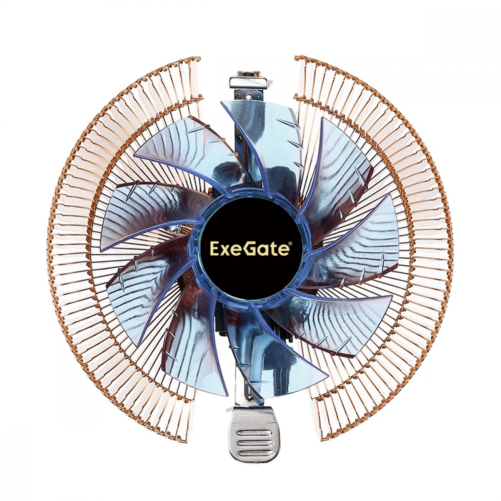 Система охлаждения ExeGate Wizard EE91-PWM.Cu.BLUE EX286154RUS Для системного блока - миниатюра 7