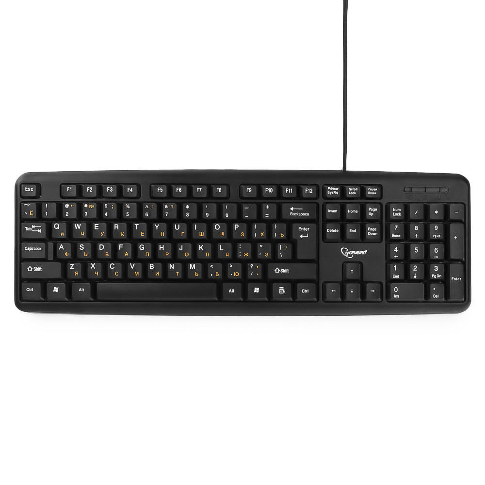 Клавиатура Gembird KB-8320UXL-BL Проводная, USB - миниатюра 2