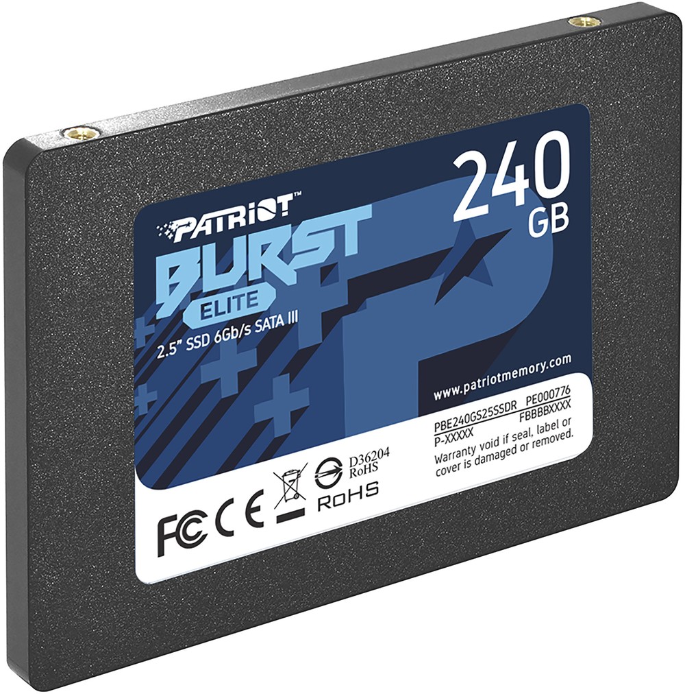 Жесткий диск Patriot Burst Elite PBE240GS25SSDR SSD (твердотельные), 240 ГБ, 2.5 дюйма, SATA - миниатюра 6