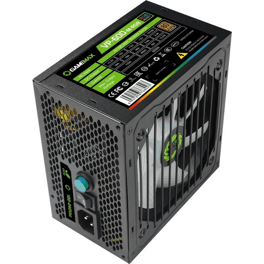 Блок питания GameMax 600W VP-600-M-RGB v2 600 Вт - миниатюра 9