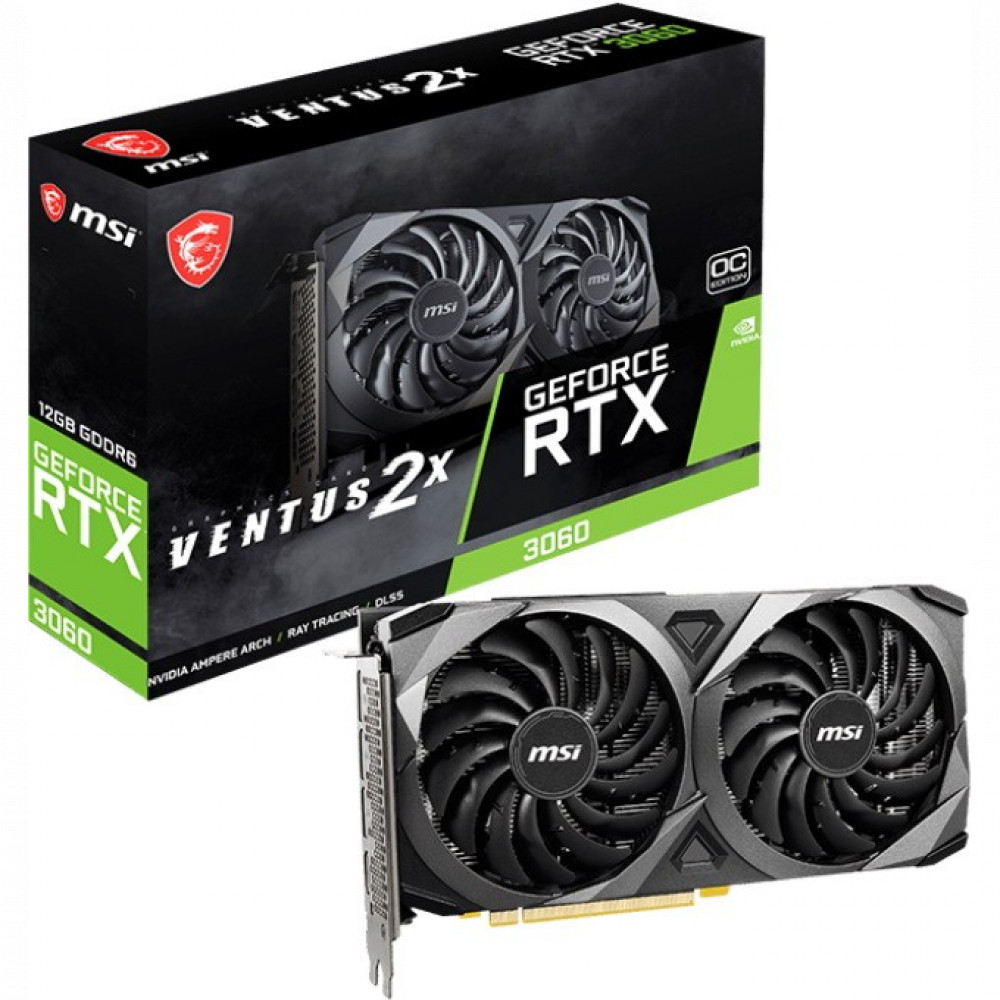 Видеокарта MSI RTX 3060 VENTUS 2X 12G OC 12 ГБ - миниатюра 10