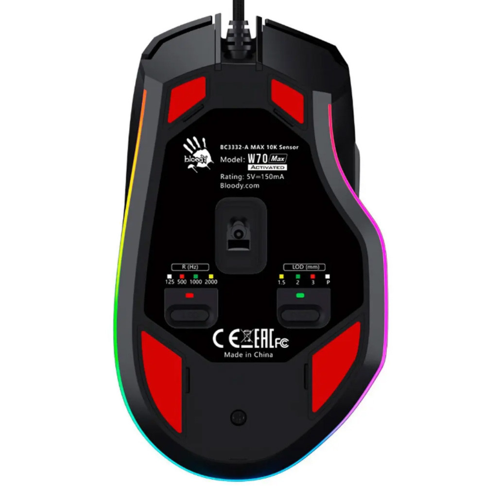 Мышь A4Tech Bloody W70-Max Игровые, Проводная - миниатюра 5
