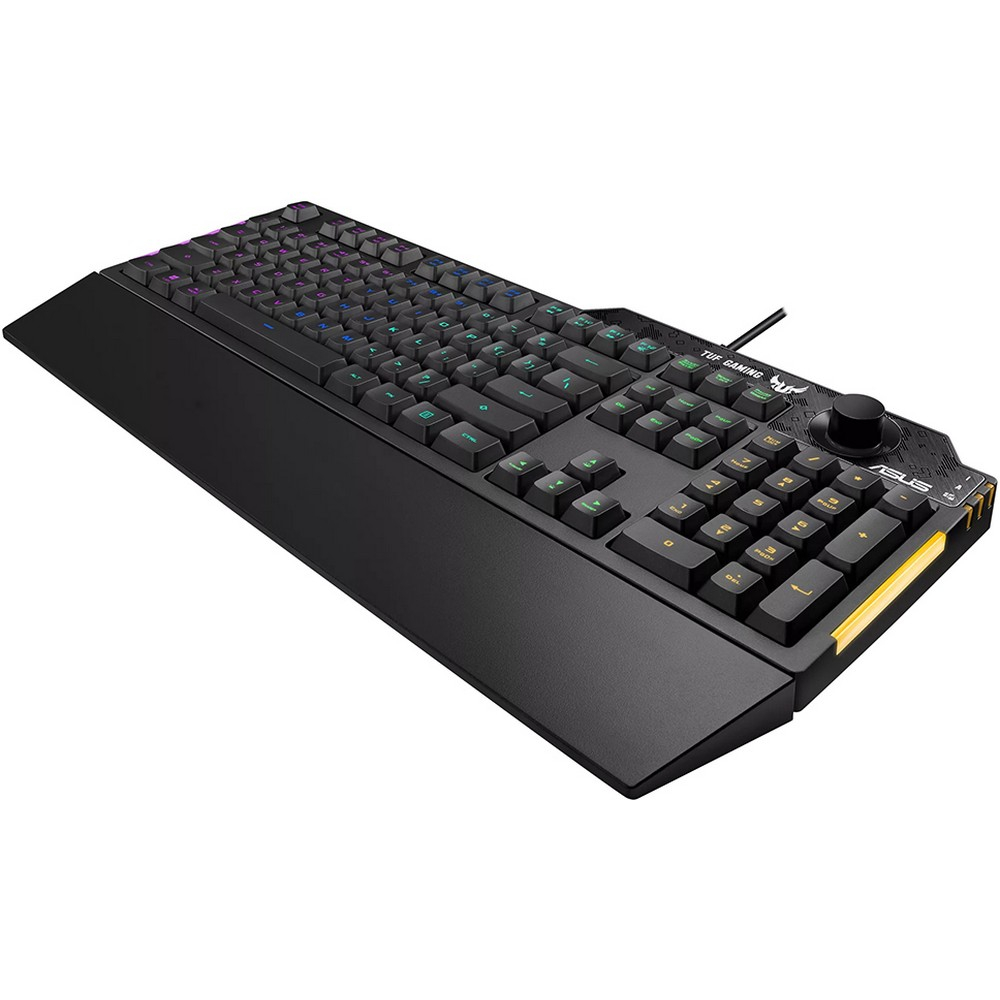 Клавиатура Asus TUF Gaming K1 RGB 90MP01X0-BKRA00 Проводная, USB - миниатюра 9