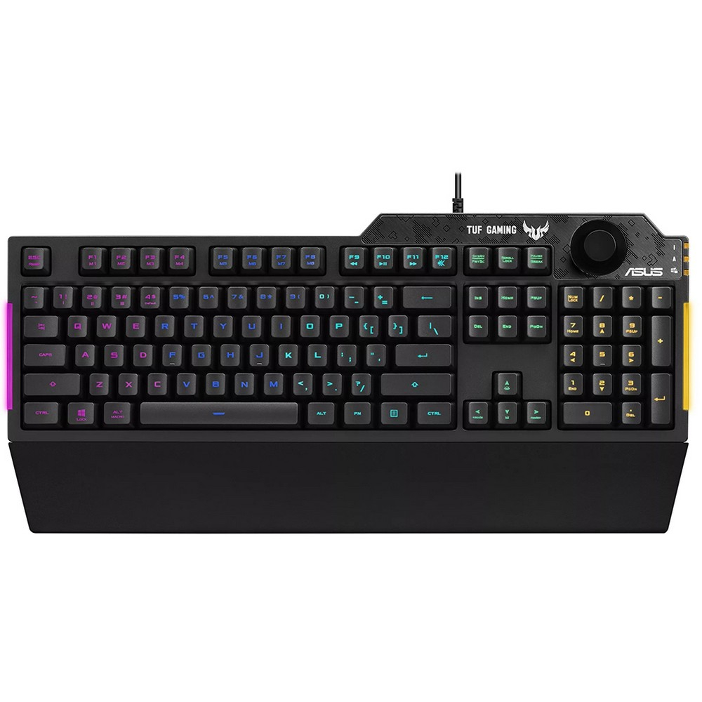 Клавиатура Asus TUF Gaming K1 RGB 90MP01X0-BKRA00 Проводная, USB - миниатюра 8