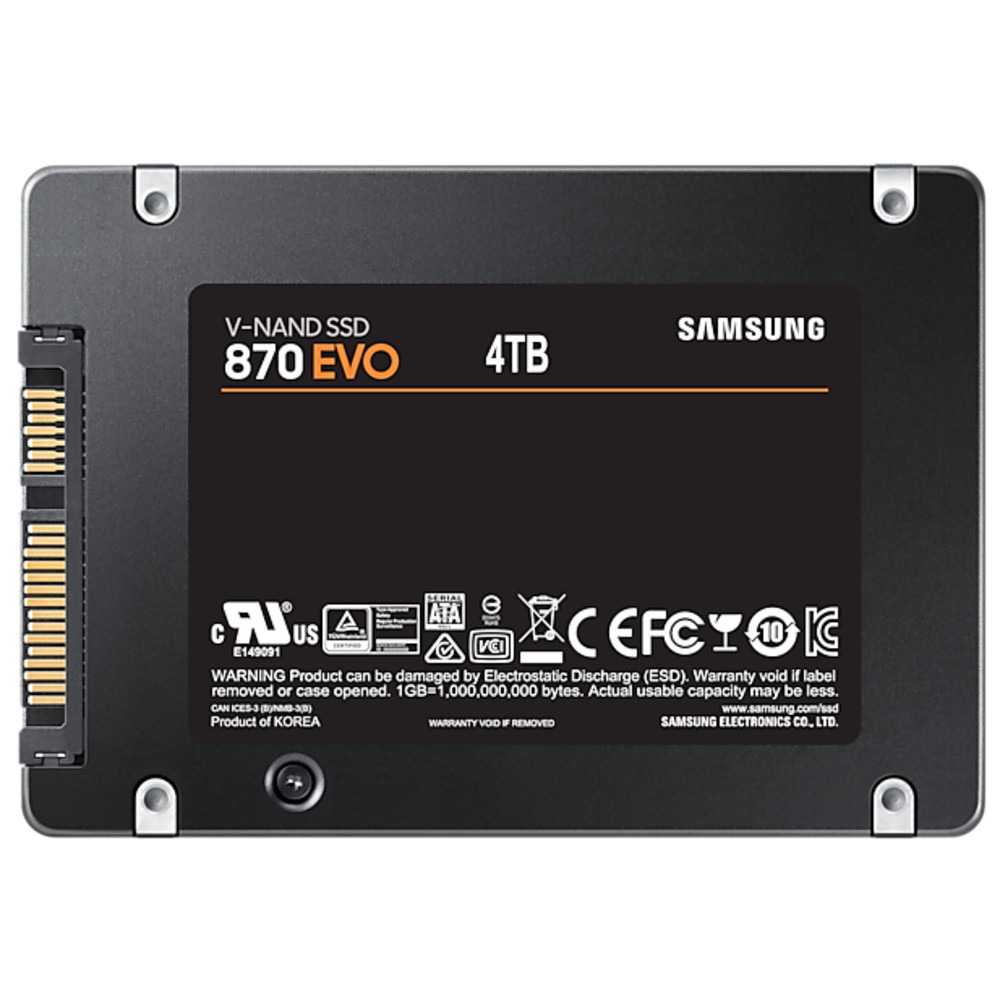 Жесткий диск Samsung 870 EVO MZ-77E4T0BW SSD (твердотельные), 4 ТБ, 2.5 дюйма, SATA - миниатюра 9