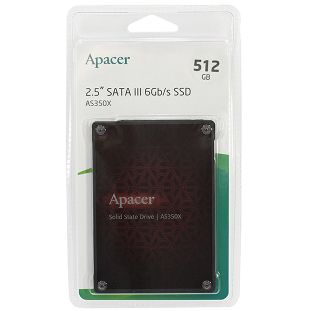 Жесткий диск Apacer AS350X AP512GAS350XR-1 SSD (твердотельные), 512 ГБ, 2.5 дюйма, SATA - миниатюра 6