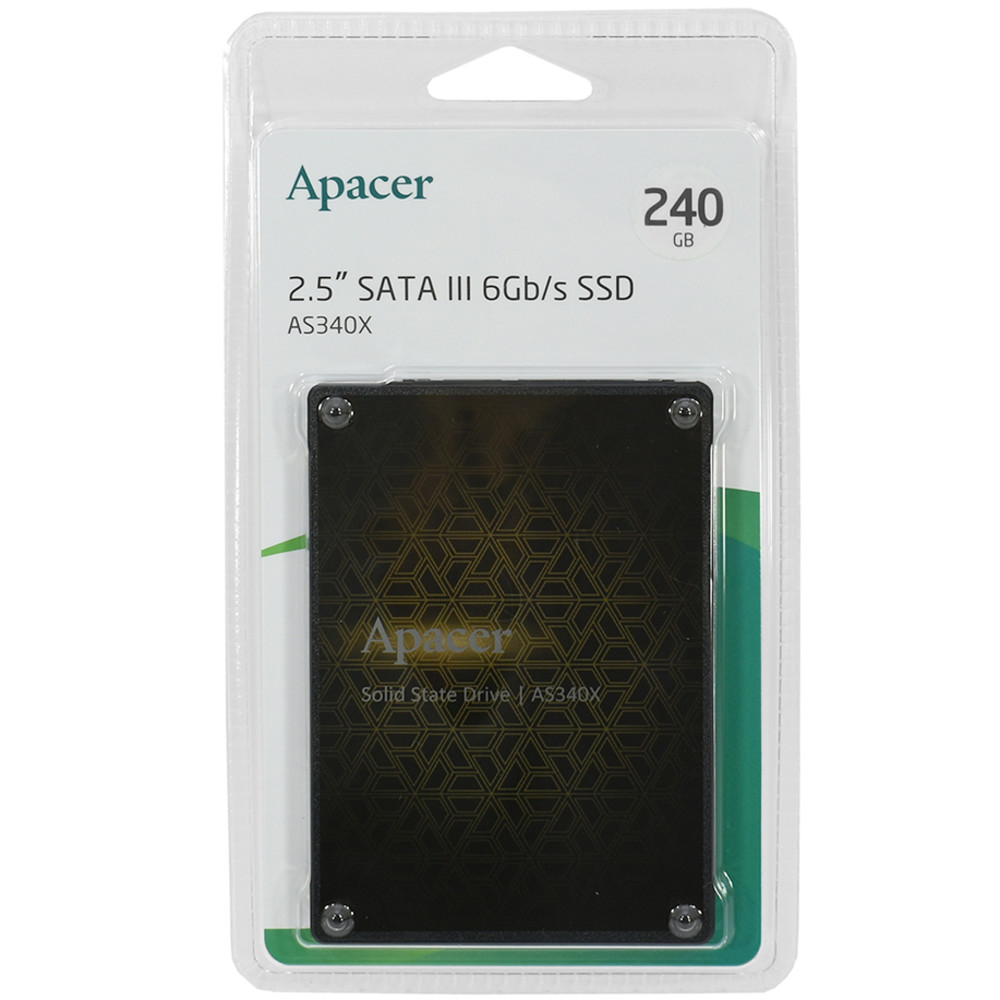 Жесткий диск Apacer AS340X AP240GAS340XC-1 SSD (твердотельные), 240 ГБ, 2.5 дюйма, SATA - миниатюра 6