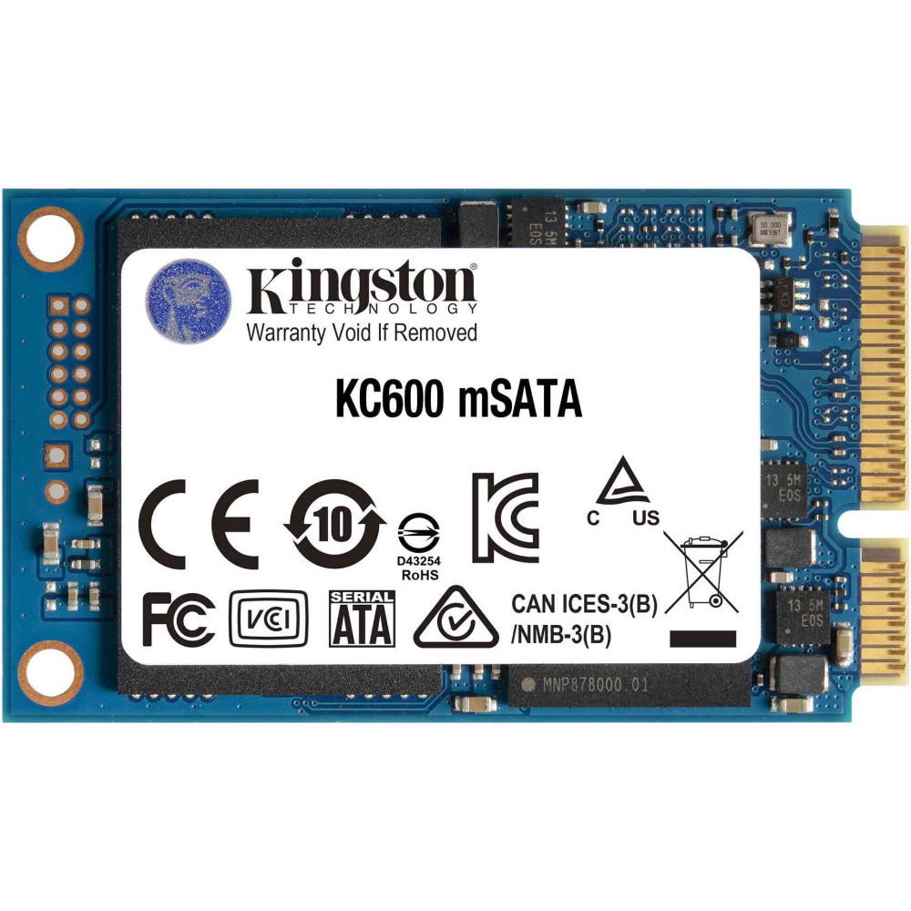 Жесткий диск Kingston KC600 SKC600MS/1024G SSD (твердотельные), 1 ТБ, mSATA, SATA - миниатюра 4