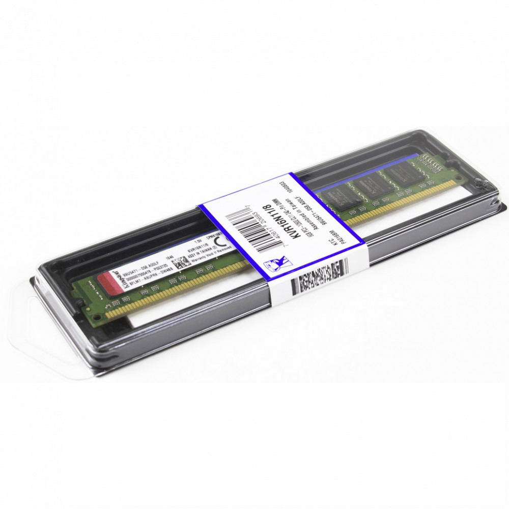 ОЗУ Kingston 8 ГБ KVR16N11/8WP DIMM, DDR3, 8 Гб, 1600 МГц - миниатюра 5