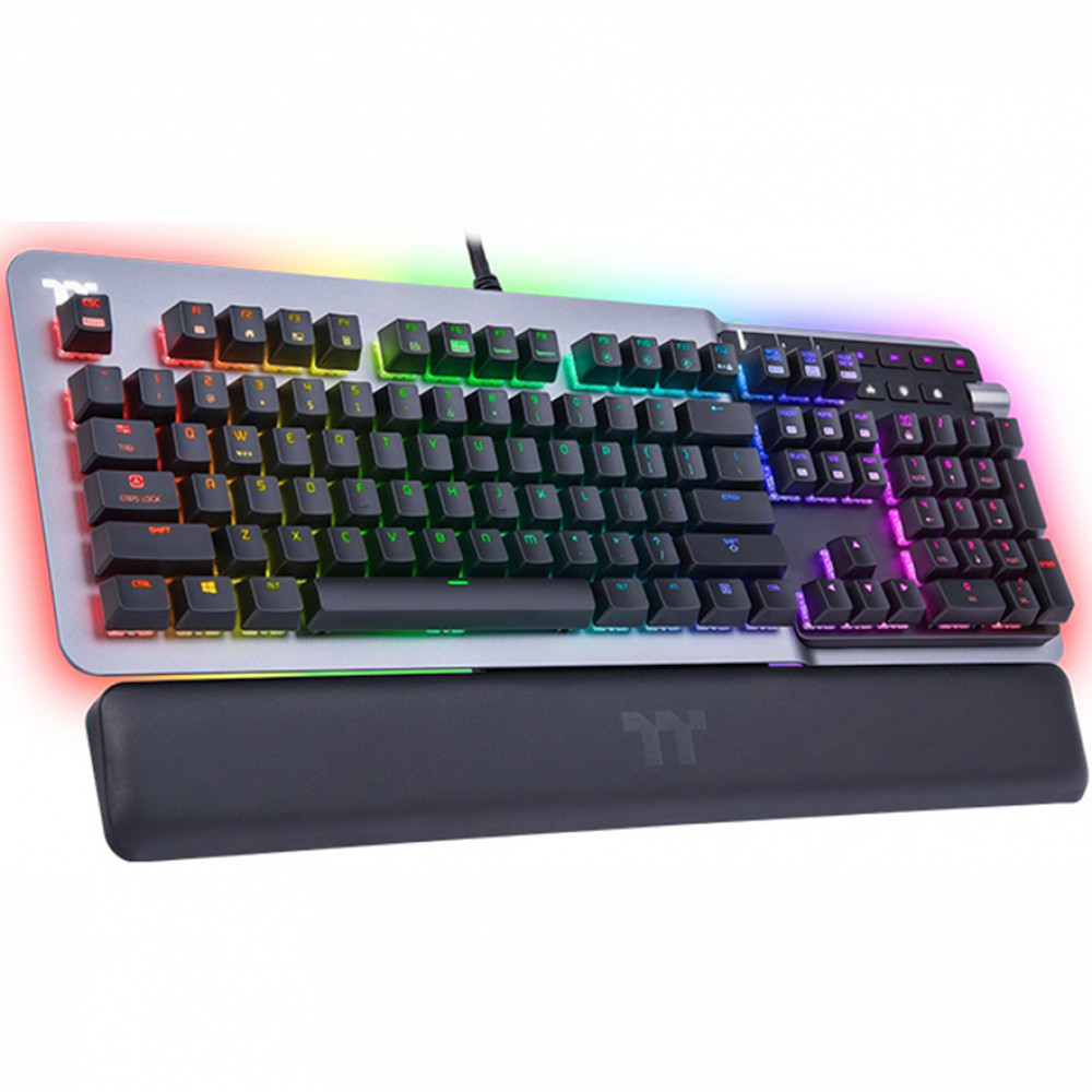 Клавиатура Thermaltake Argent K5 Cherry MX (Silver Switch) GKB-KB5-SSSRUS-01 Проводная, USB - миниатюра 4