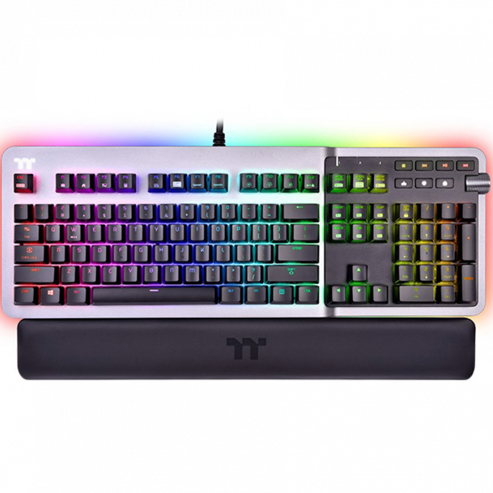 Клавиатура Thermaltake Argent K5 Cherry MX (Silver Switch) GKB-KB5-SSSRUS-01 Проводная, USB - миниатюра 5