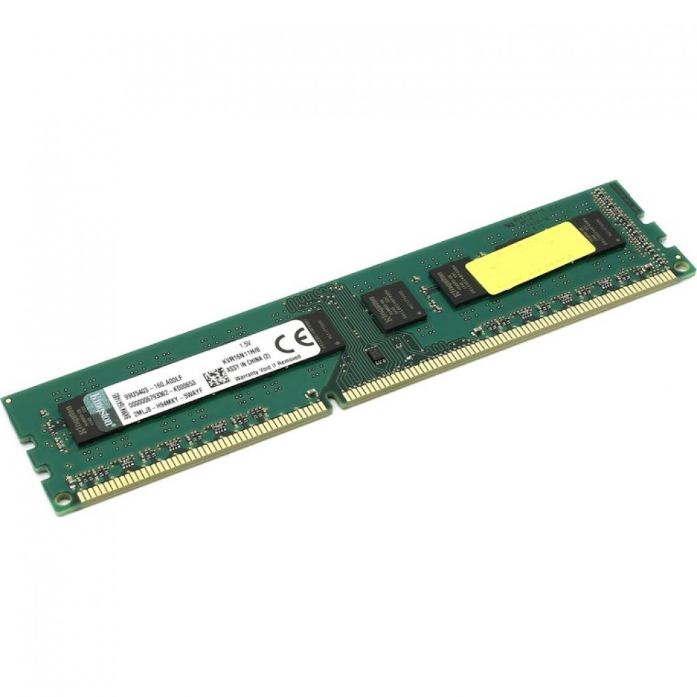 ОЗУ Kingston 8 ГБ KVR16N11H/8WP DIMM, DDR3, 8 Гб, 1600 МГц - миниатюра 2