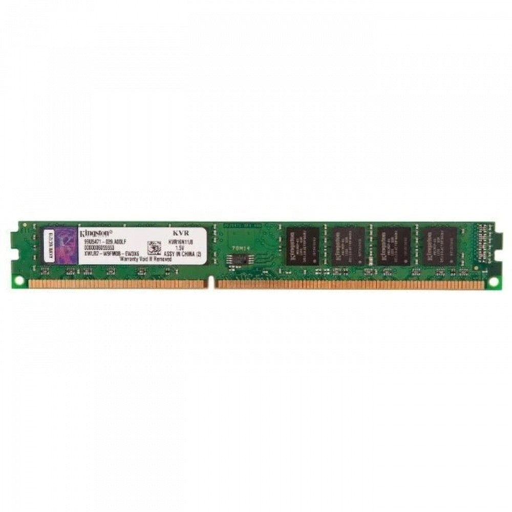 ОЗУ Kingston 8 ГБ KVR16LN11/8WP DIMM, DDR3, 8 Гб, 1600 МГц - миниатюра 2