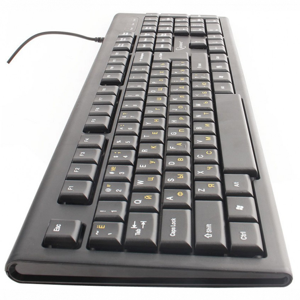 Клавиатура Gembird KB-8354U-BL Проводная, USB - миниатюра 4
