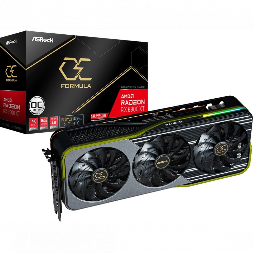 Видеокарта ASRock Radeon RX 6900 XT OC Formula RX6900XT OCF 16G 16 ГБ - миниатюра 12
