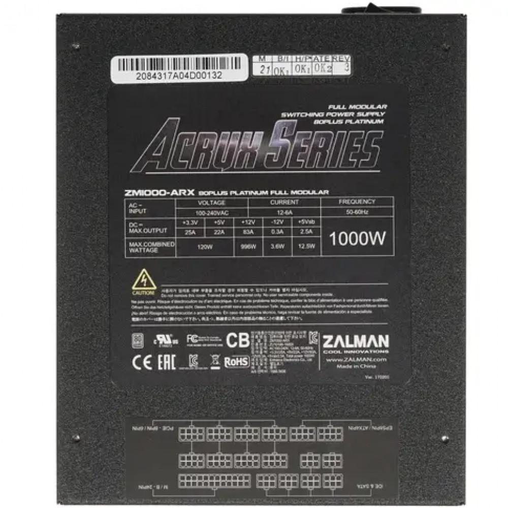 Блок питания Zalman ZM1000-ARX 1000 Вт - миниатюра 14