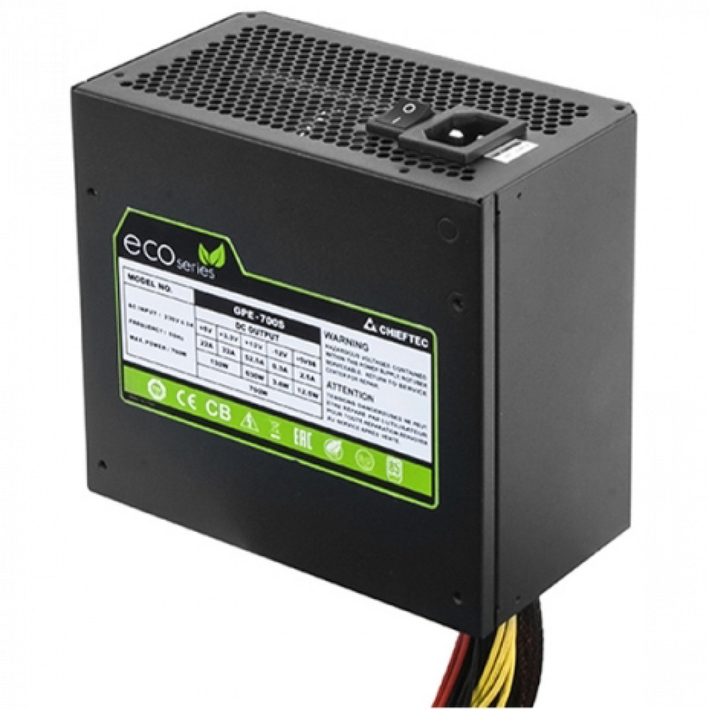 Блок питания Chieftec Eco GPE-700S 700 Вт - миниатюра 9