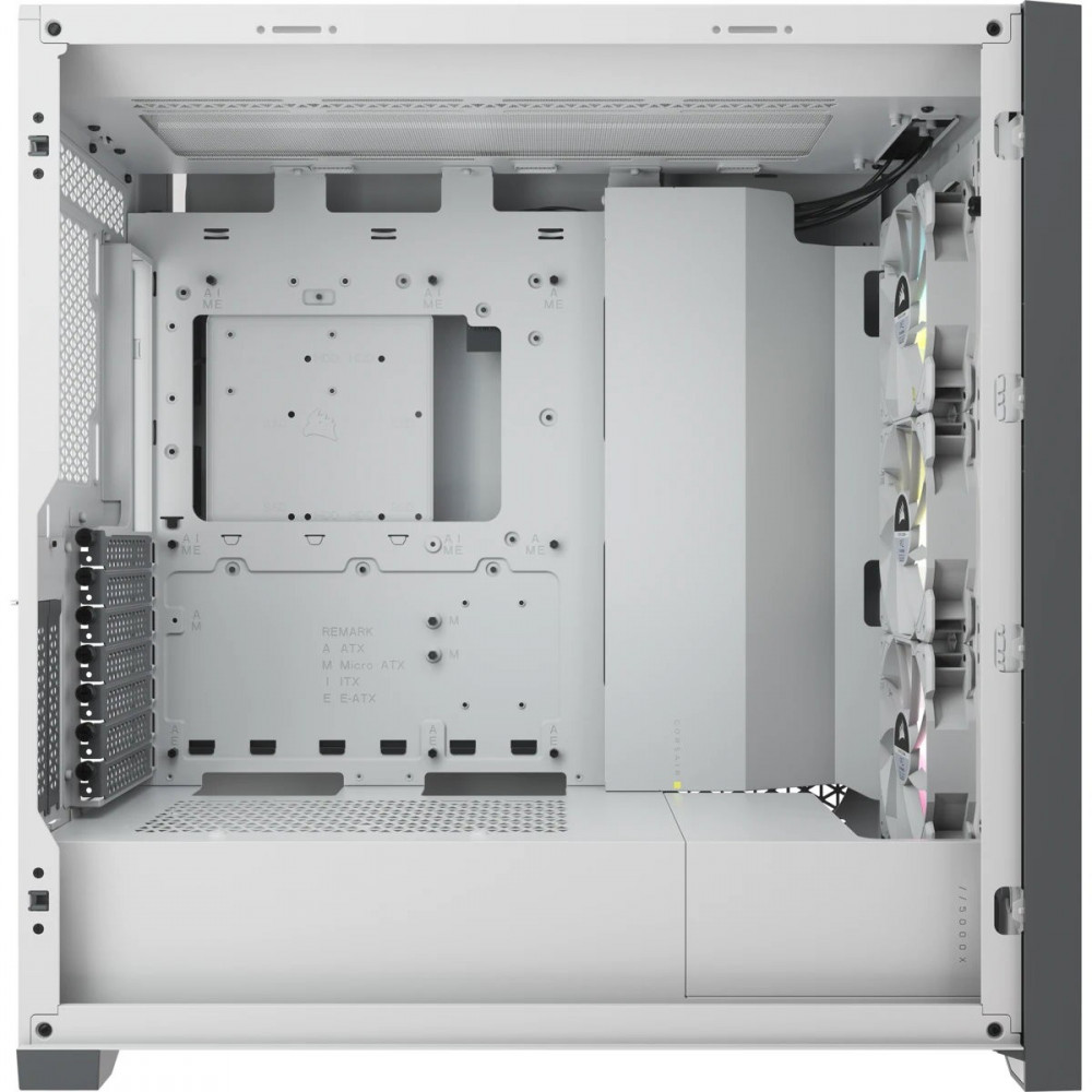 Корпус Corsair iCUE 5000X RGB белый CC-9011213-WW Mid-Tower - миниатюра 15