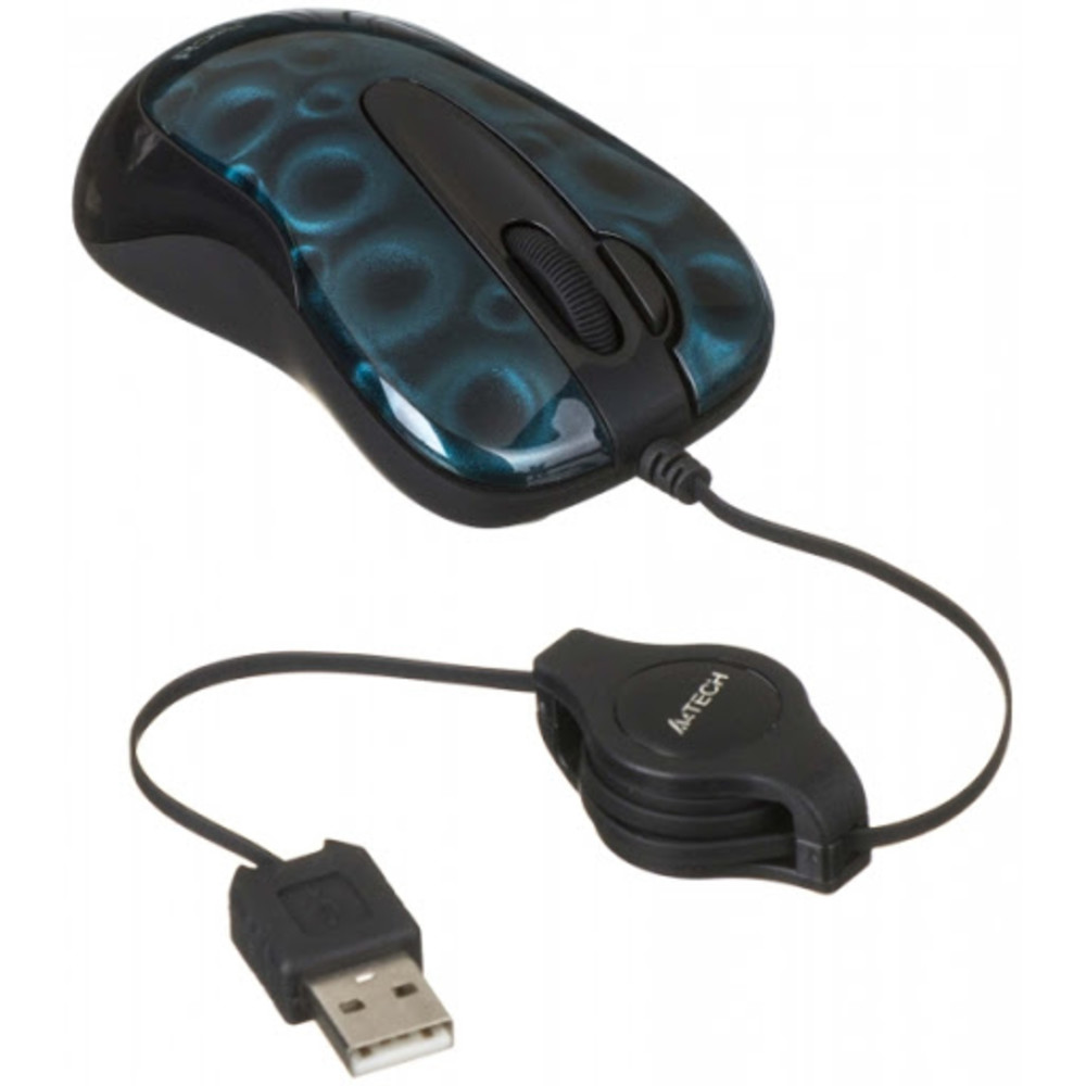 Мышь A4Tech Wired DustFree Green D-60F-3 Бюджетные, Проводная - миниатюра 2
