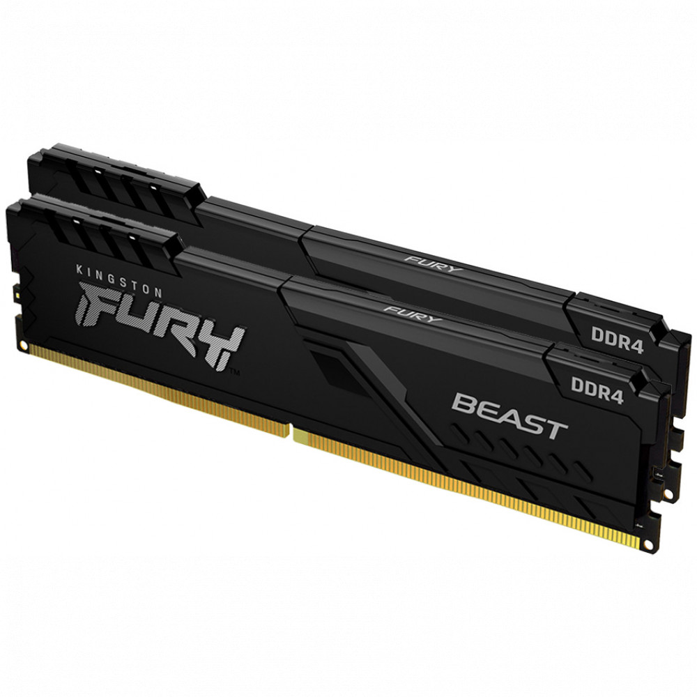 ОЗУ Kingston FURY Beast 16 ГБ KF432C16BB1K2/32 DIMM, DDR4, 32 Гб (2 х 16 Гб), 3200 МГц - миниатюра 3