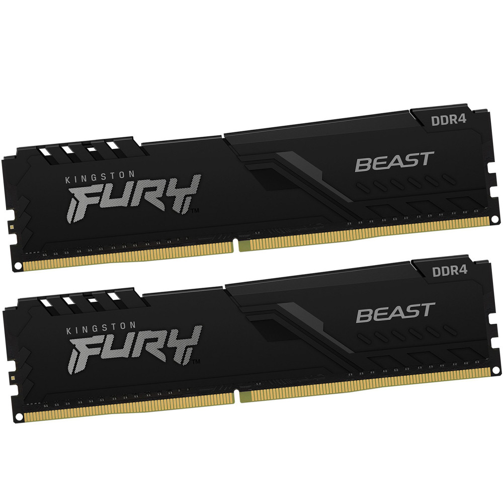 ОЗУ Kingston FURY Beast 64 ГБ KF432C16BBK2/64 DIMM, DDR4, 64 Гб (2 х 32 Гб), 3200 МГц - миниатюра 2