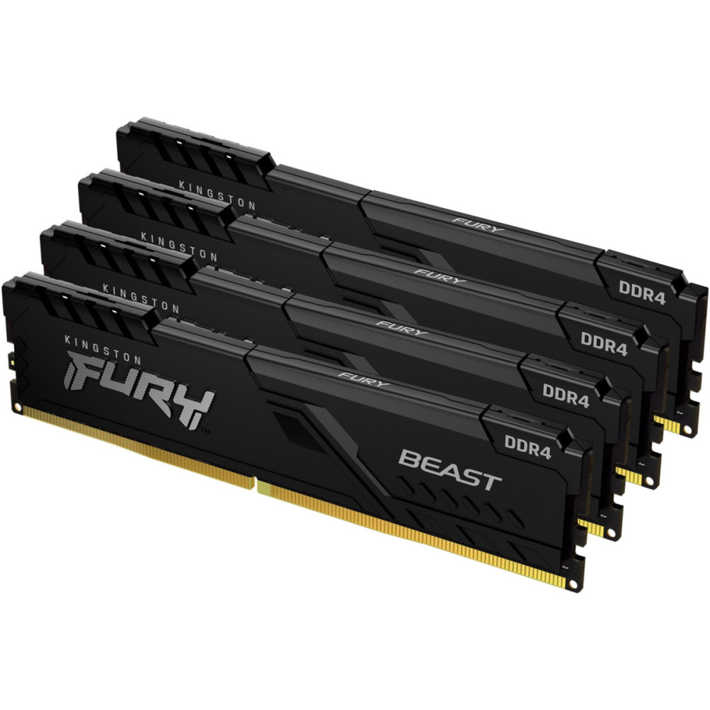 ОЗУ Kingston KF432C16BB1K4/64 DIMM, DDR4, 64 Гб (4 х 16 Гб), 3200 МГц - миниатюра 2