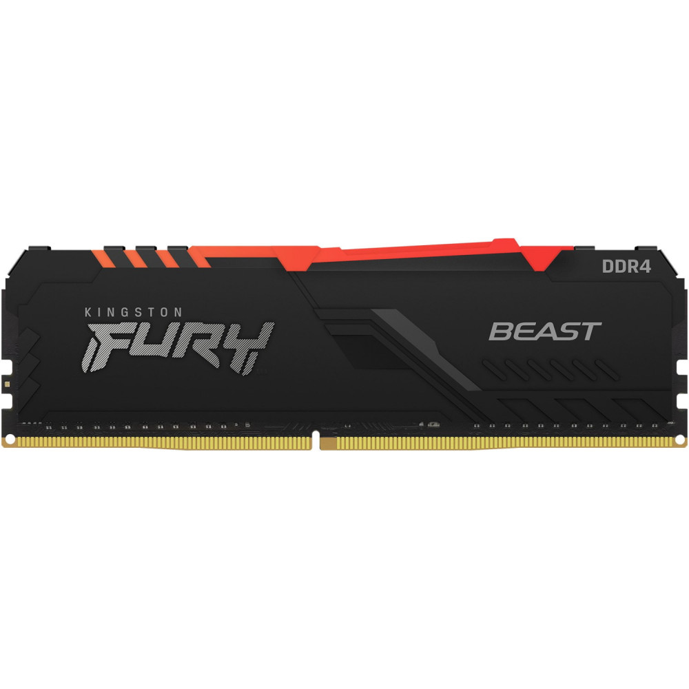 ОЗУ Kingston Fury Beast RGB KF432C16BBA/32 DIMM, DDR4, 32 Гб, 3200 МГц - миниатюра 2