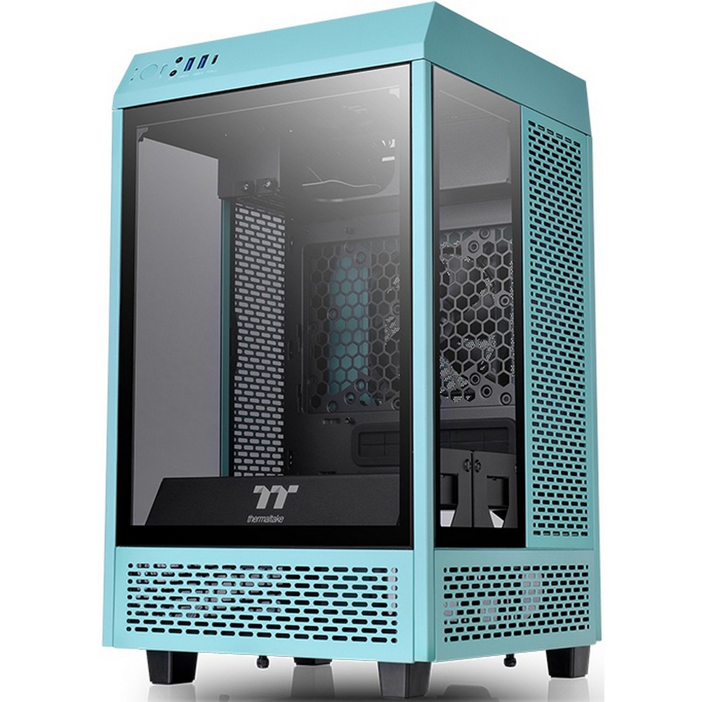 Корпус Thermaltake The Tower 100 Turquoise CA-1R3-00SBWN-00 Mini-Tower - миниатюра 9