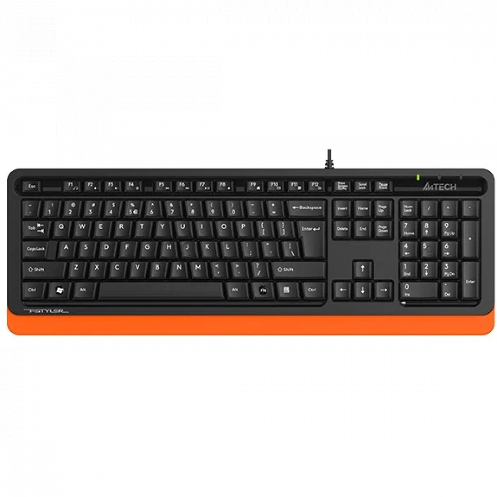 Клавиатура A4Tech FKS10 ORANGE Проводная, USB - миниатюра 2