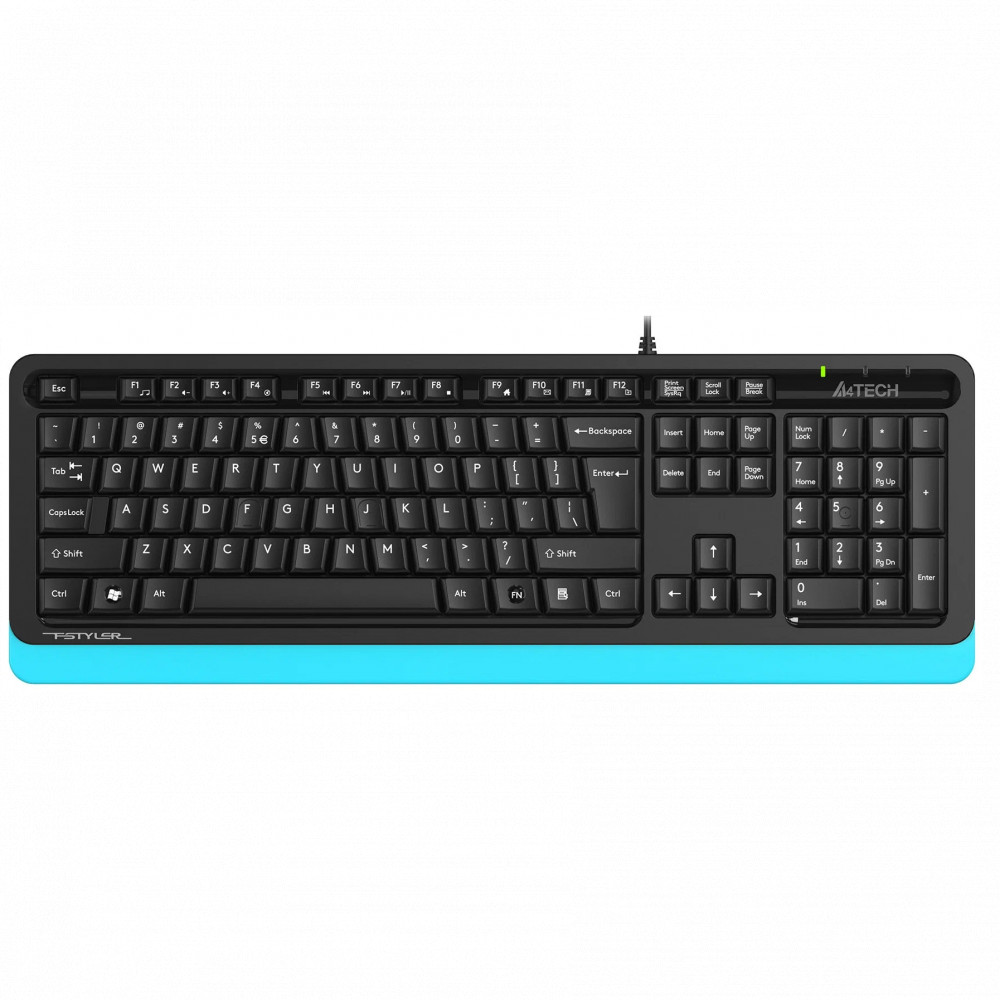 Клавиатура A4Tech FKS10 BLUE Проводная, USB - миниатюра 2