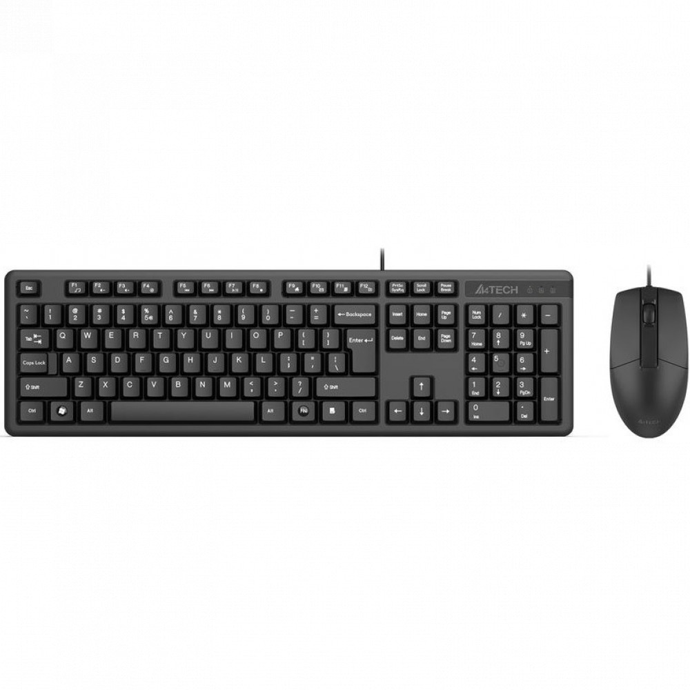 Клавиатура + мышь A4Tech KK-3330 KK-3330 USB (BLACK) - миниатюра 3