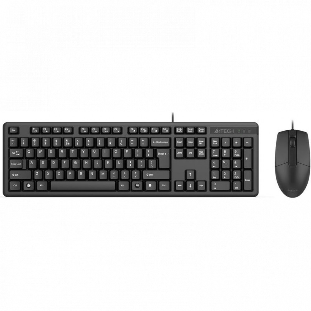 Клавиатура + мышь A4Tech KK-3330S KK-3330S USB (BLACK) - миниатюра 3