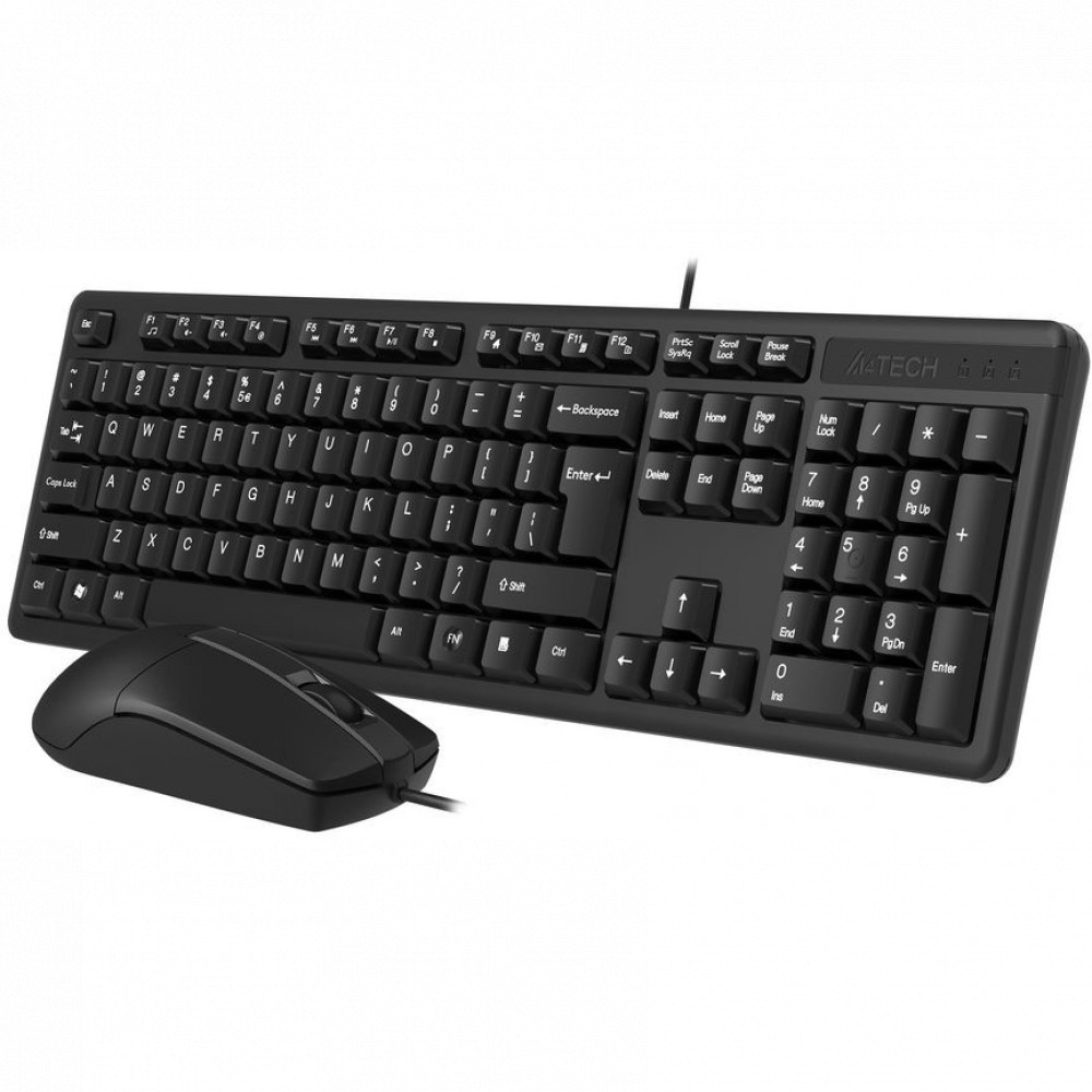 Клавиатура + мышь A4Tech KK-3330S KK-3330S USB (BLACK) - миниатюра 4