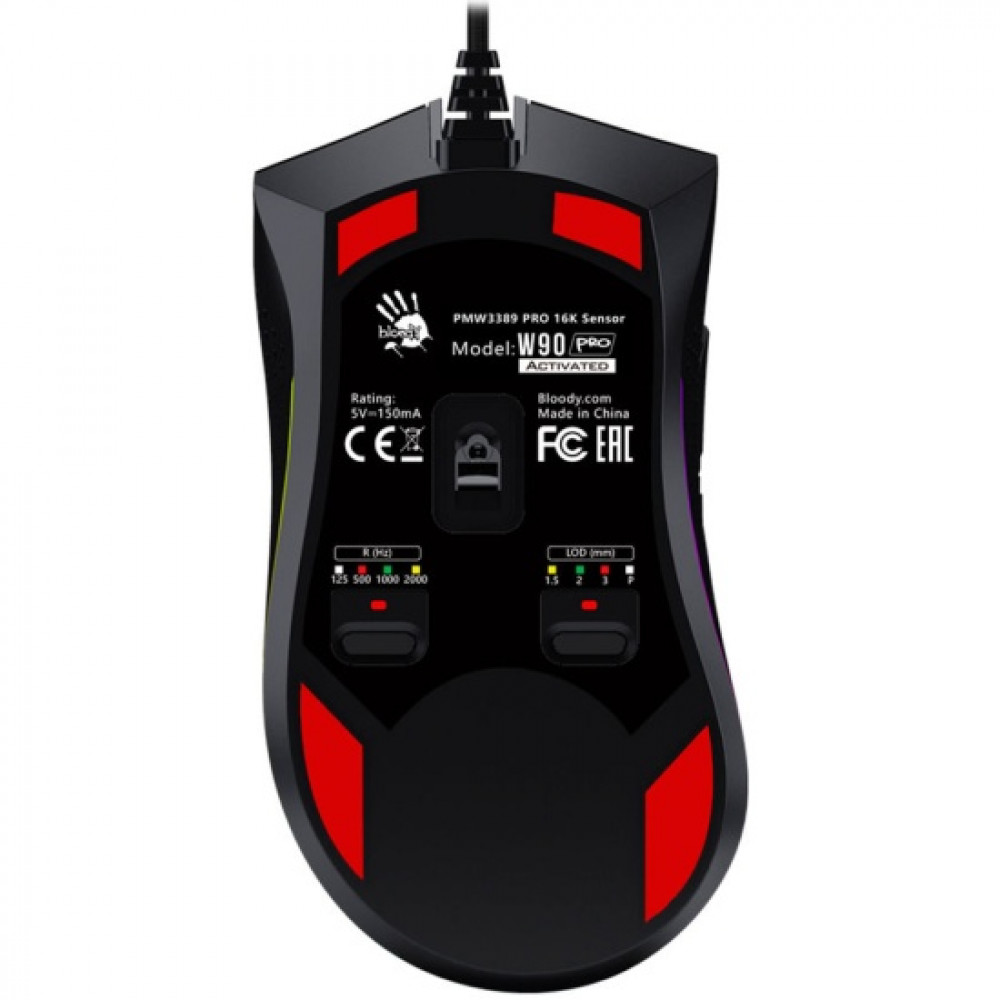Мышь A4Tech Bloody W90 Pro W90 PRO Игровые, Проводная - миниатюра 6