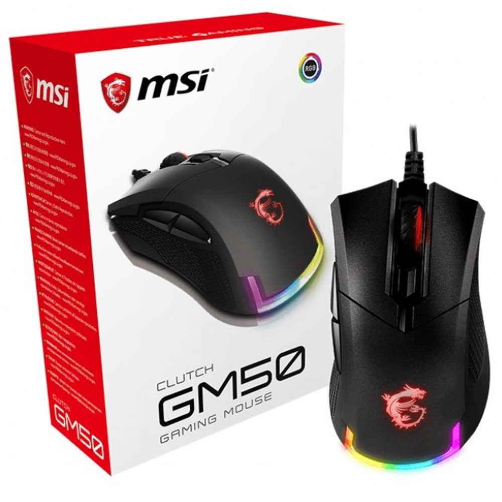 Мышь MSI Clutch GM50 GM50 GAMING Игровые, Проводная - миниатюра 6