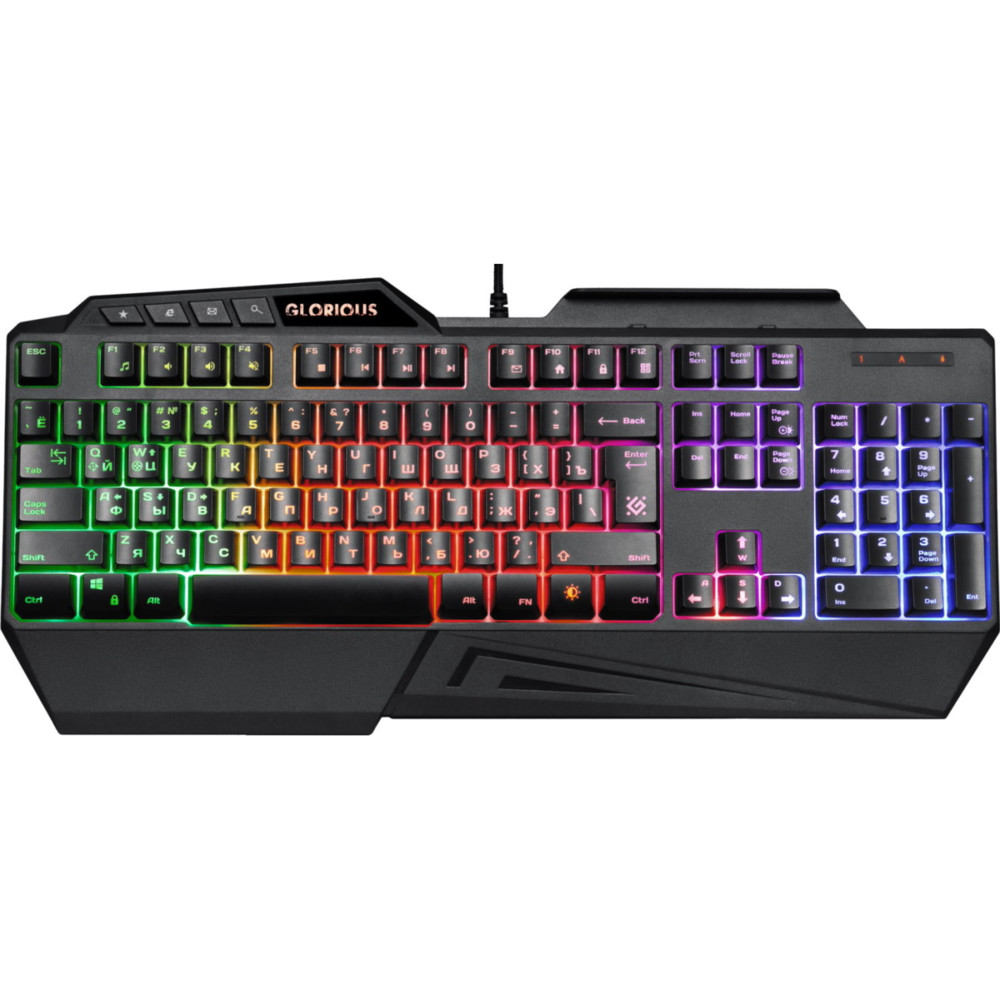 Клавиатура Defender GK-310L Glorious 45310 Проводная, USB - миниатюра 9
