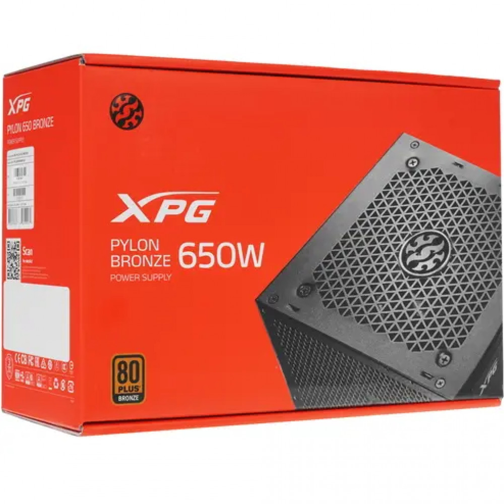 Блок питания XPG Pylon PYLON650B-BKCEU 650 Вт - миниатюра 10