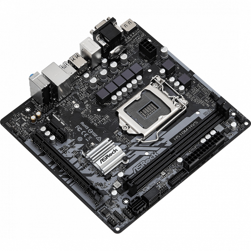 Материнская плата ASRock H510M-HVS R2.0 Micro-ATX, LGA 1200 - миниатюра 8
