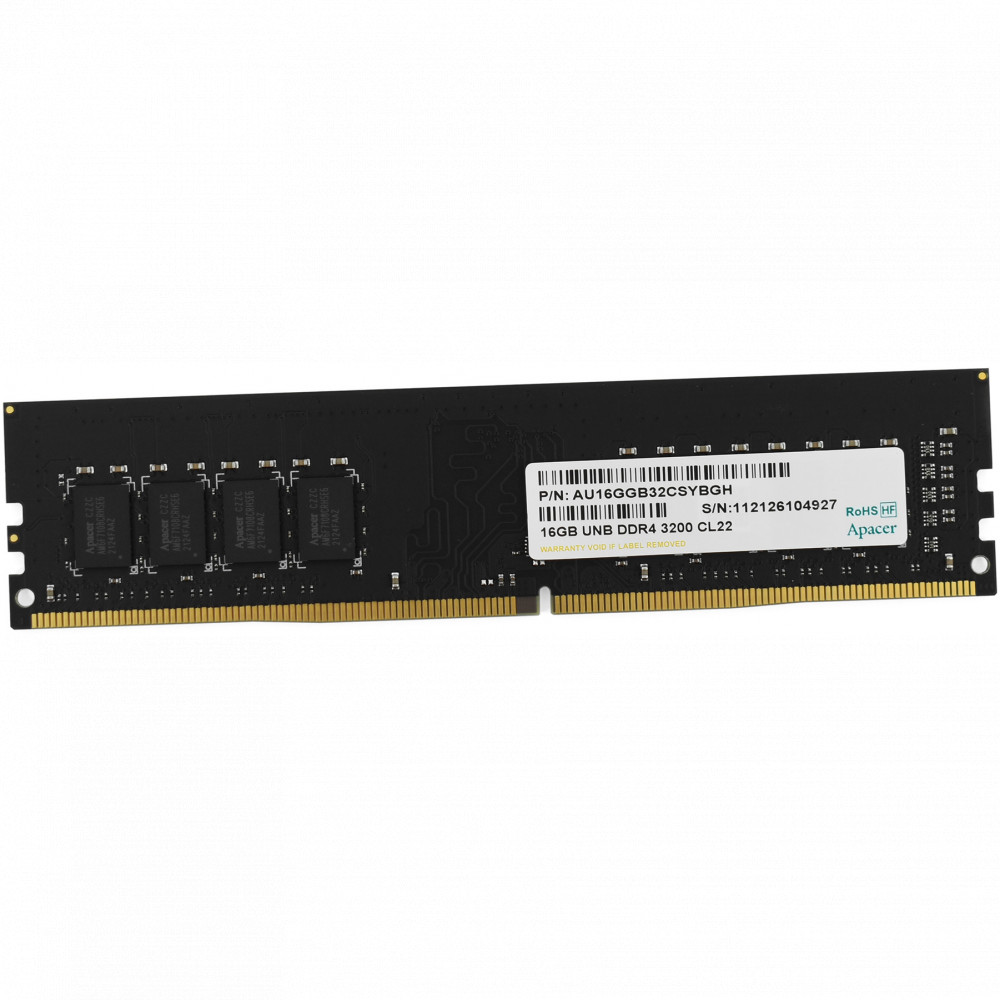 ОЗУ Apacer 16 ГБ EL.16G21.GSH DIMM, DDR4, 16 Гб, 3200 МГц - миниатюра 2