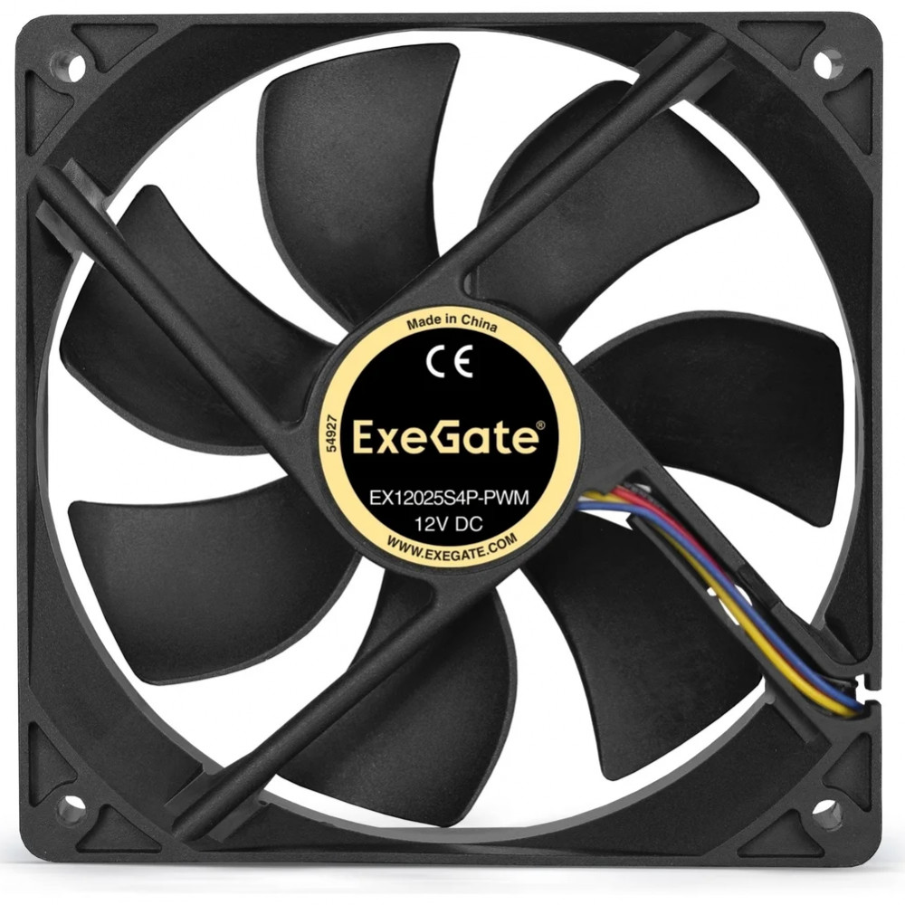Система охлаждения ExeGate E12025S4P-PWM, 120x120x25 мм EX283393RUS Для системного блока - миниатюра 2