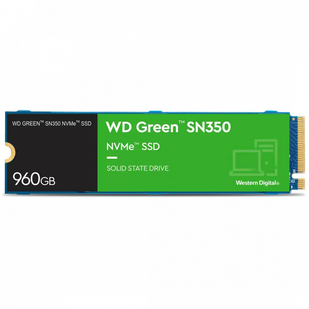 Жесткий диск Western Digital GREEN SN350 WDS960G2G0C SSD (твердотельные), 960 ГБ, M.2 - миниатюра 5
