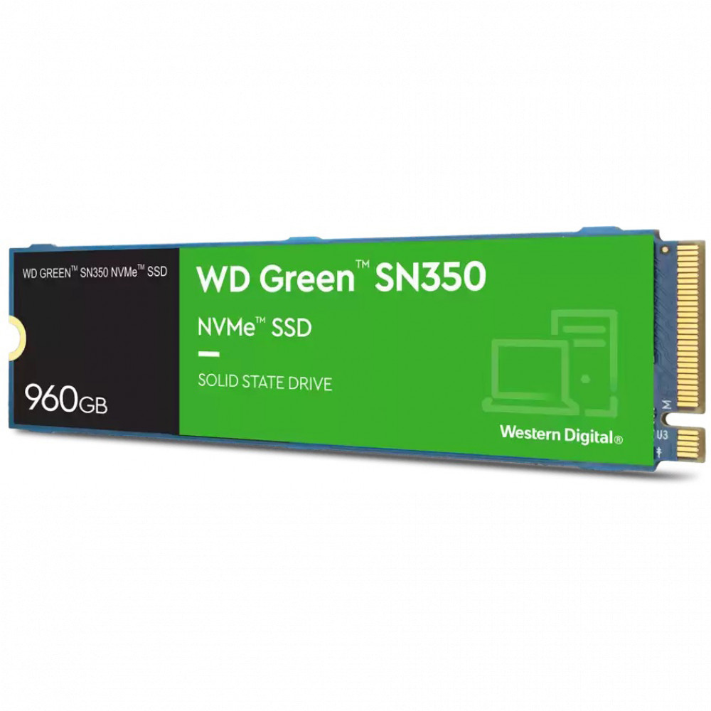 Жесткий диск Western Digital GREEN SN350 WDS960G2G0C SSD (твердотельные), 960 ГБ, M.2 - миниатюра 4