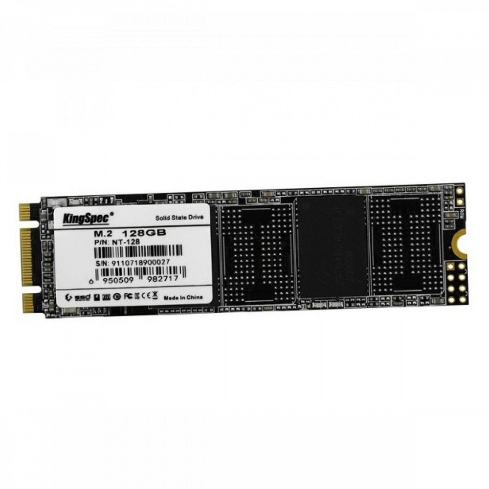 Жесткий диск KingSpec NT-128 2280 SSD (твердотельные), 128 ГБ, M.2, SATA - миниатюра 2