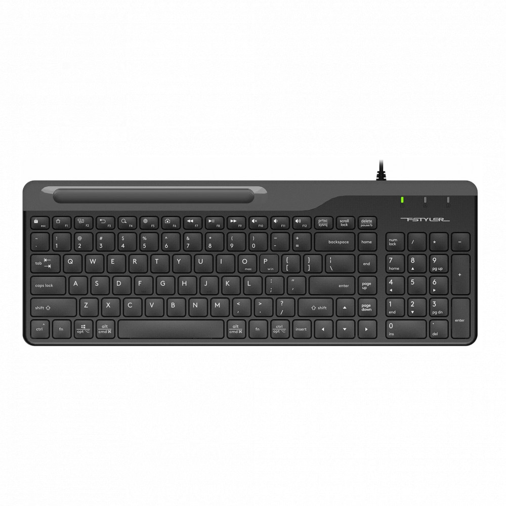 Клавиатура A4Tech Fstyler FK25 FK25 BLACK Проводная, USB - миниатюра 3