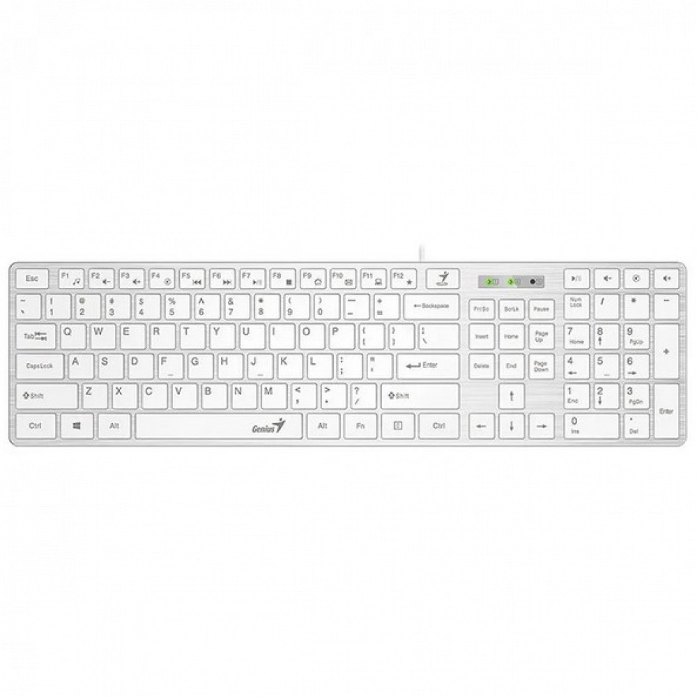 Клавиатура EnGenius SlimStar 126 wired keyboard 31310017418 Проводная, USB - миниатюра 3