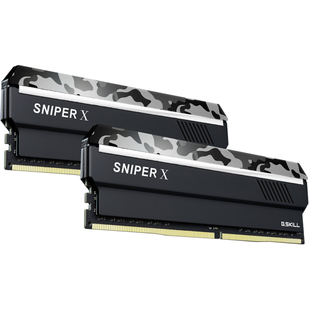 ОЗУ G.Skill Sniper X F4-3200C16D-16GSXWB DIMM, DDR4, 16 Гб (2 х 8 Гб), 3200 МГц